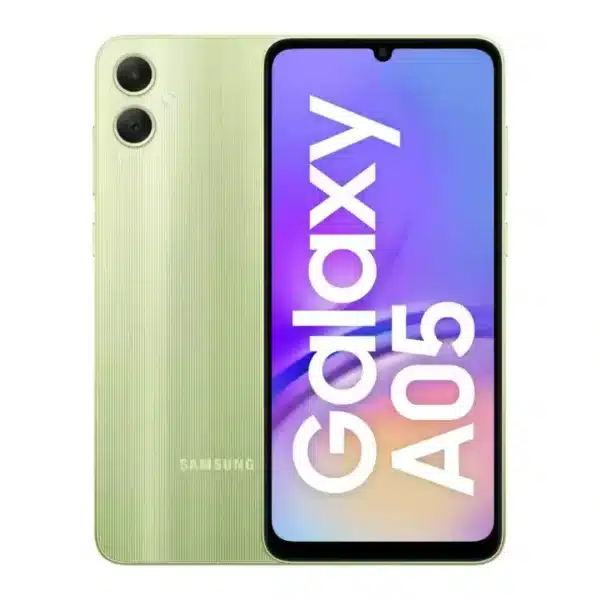 Samsung Galaxy A05 en color verde - estilo juvenil y acabado vibrante