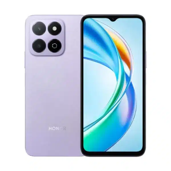 Honor Play 9A purpura vista frontal y trasera
