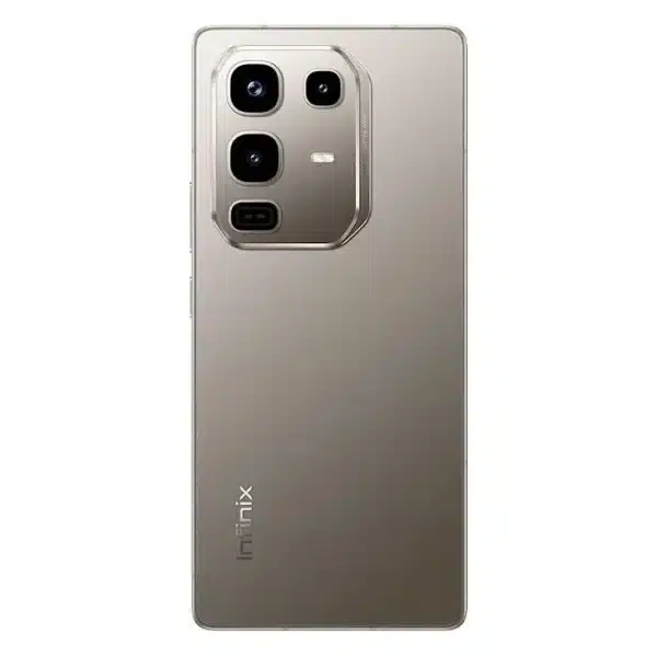 Vista trasera del smartphone en acabado brillante