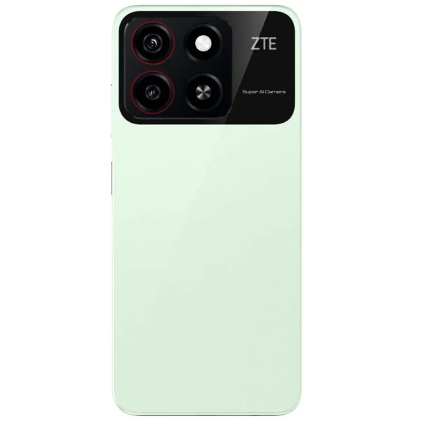 ZTE Blade A35 verde - vista trasera mostrando la cámara y diseño posterior